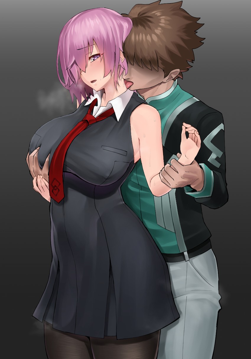 mash kyrielight (fate and 1 more) drawn by shirofugu