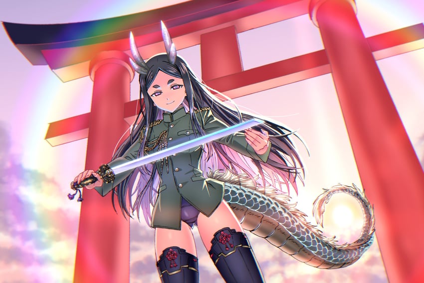 fusou empire princess (world witches series and 1 more) drawn by kogarashi51