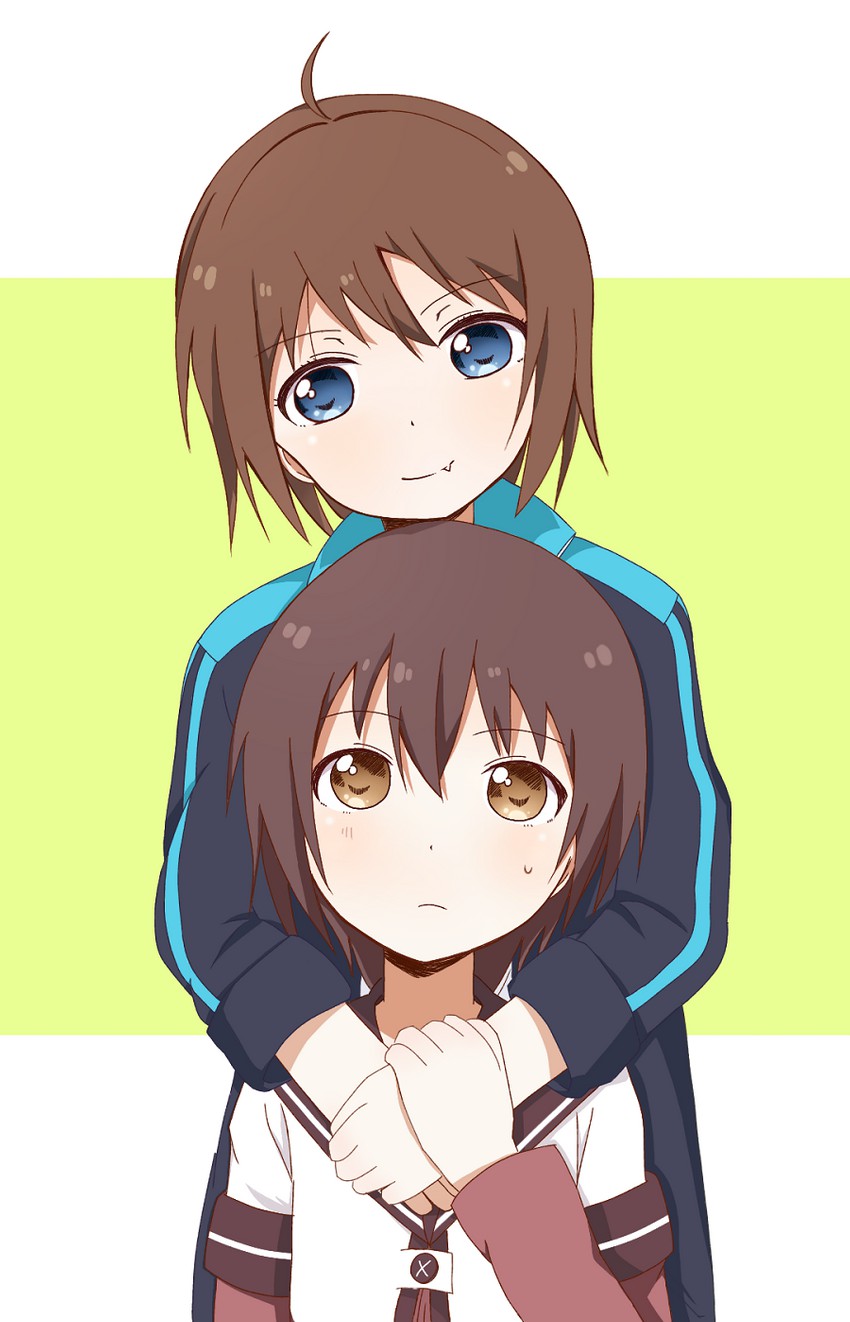 funami yui and minamino tsubasa (yuruyuri) drawn by goron_(phde2424)