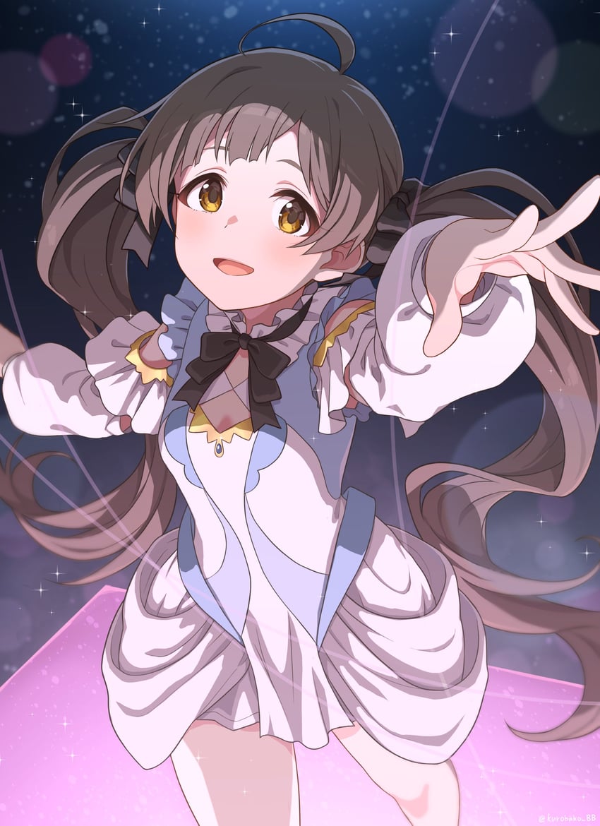 hakozaki serika (idolmaster and 2 more) drawn by kurobako_bb