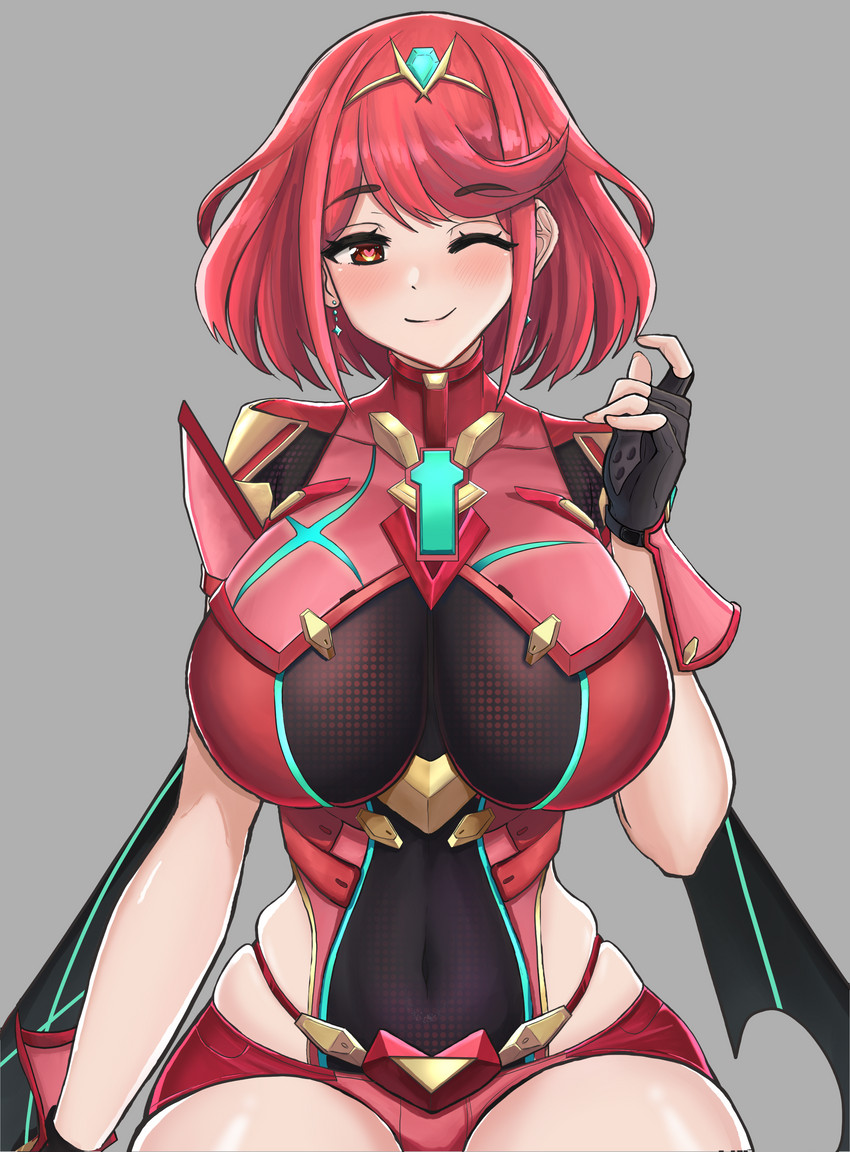 pyra (xenoblade chronicles and 1 more) drawn by desspie