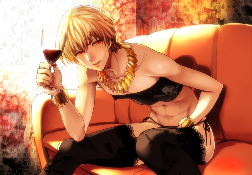 gilgamesh (fate and 1 more) drawn by riko_(k_riko)