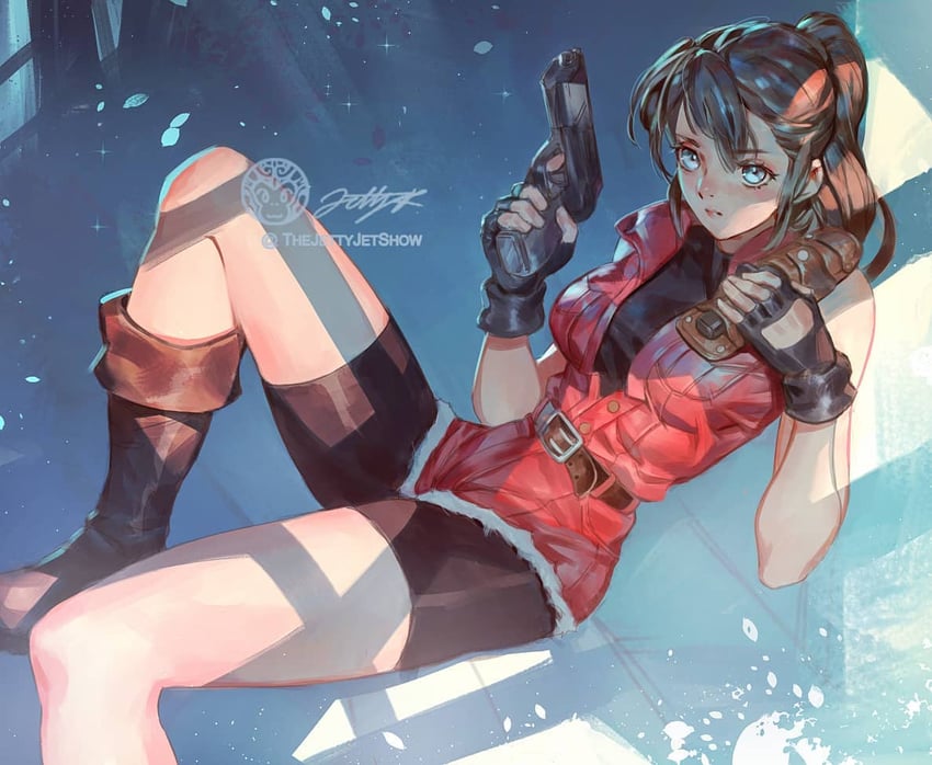 claire redfield (resident evil and 1 more) drawn by jet_kimchrea