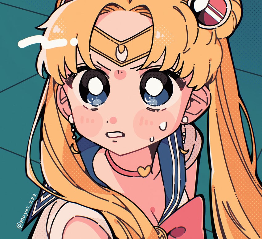 tsukino usagi and sailor moon (bishoujo senshi sailor moon) drawn by mayoi_zzz