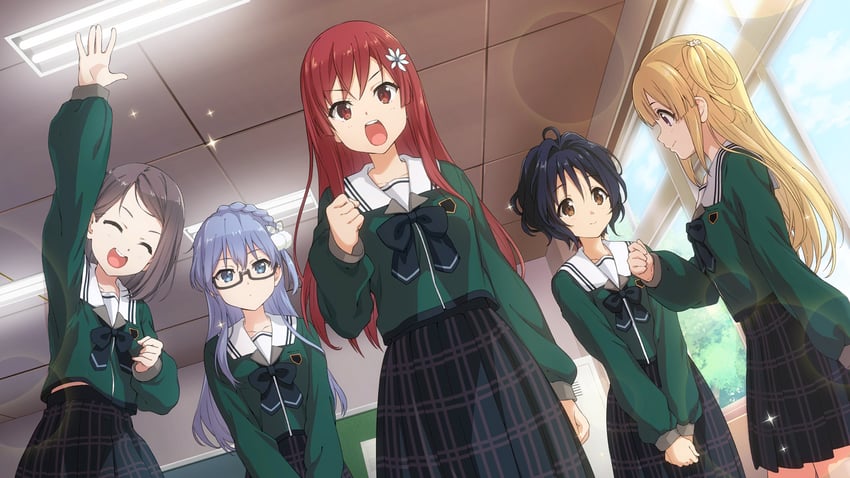 takigawa miu, maruyama akane, fujima sakura, sato reika, and hiiragi tsubomi (22/7 and 1 more)