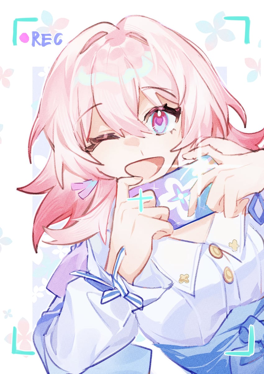 march 7th (honkai and 1 more) drawn by menggeyoubinggan