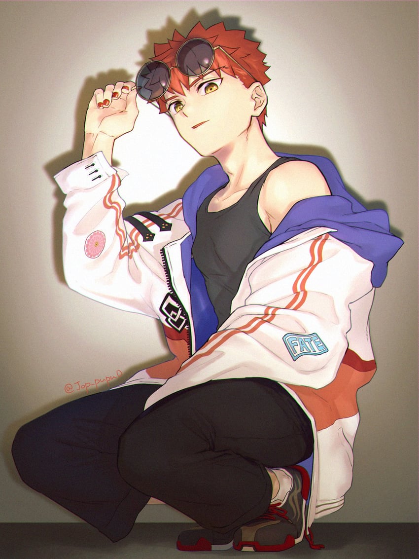 emiya shirou (fate and 1 more) drawn by jop_pupu0