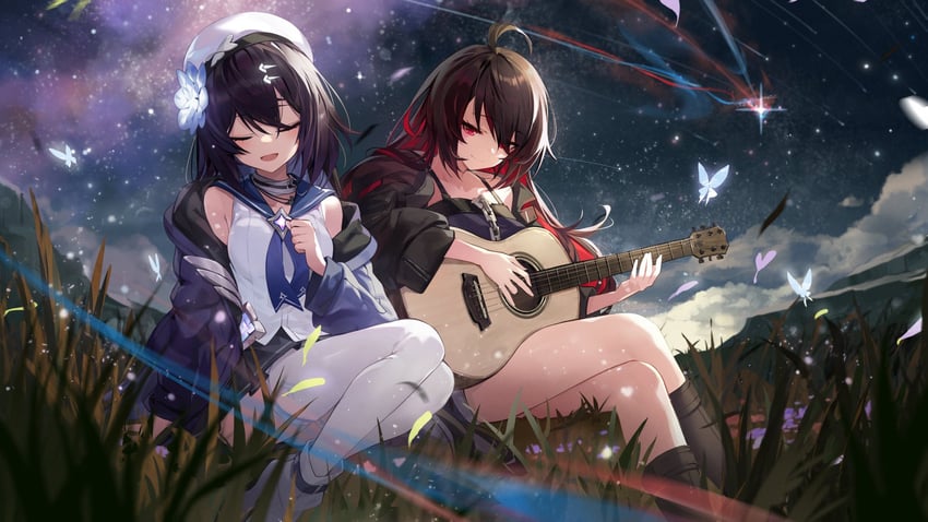 seele vollerei and seele (honkai and 1 more) drawn by goomrrat