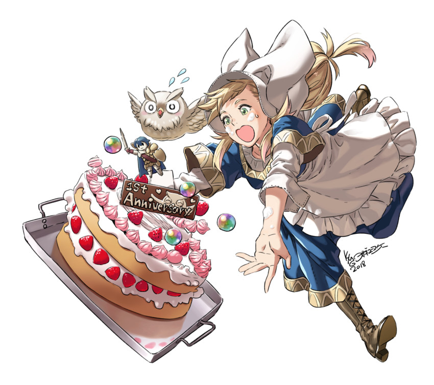 sharena, alfonse, and feh (fire emblem and 1 more) drawn by kozaki_yuusuke