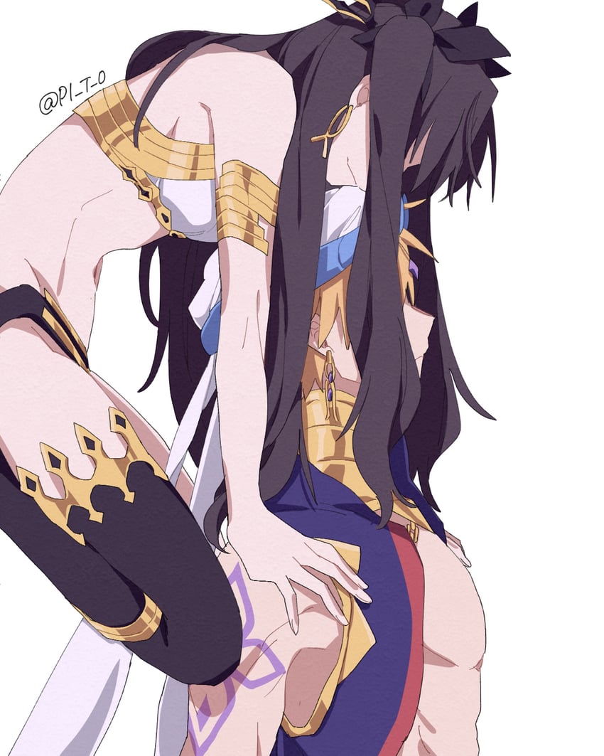 ishtar and gilgamesh (fate and 1 more) drawn by hinata_(eine_blume)