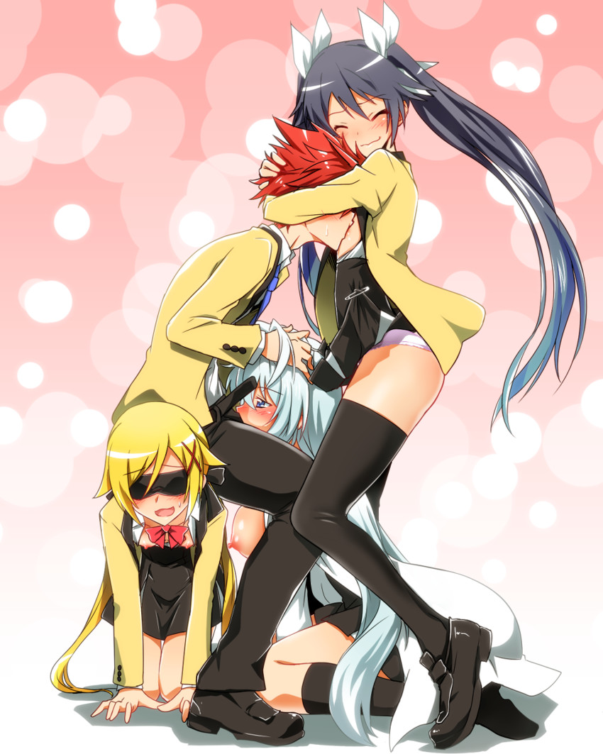 tsube aika, twoearle, mitsuka souji, and shindou erina (ore twintail ni narimasu) drawn by yuto_(dialique)