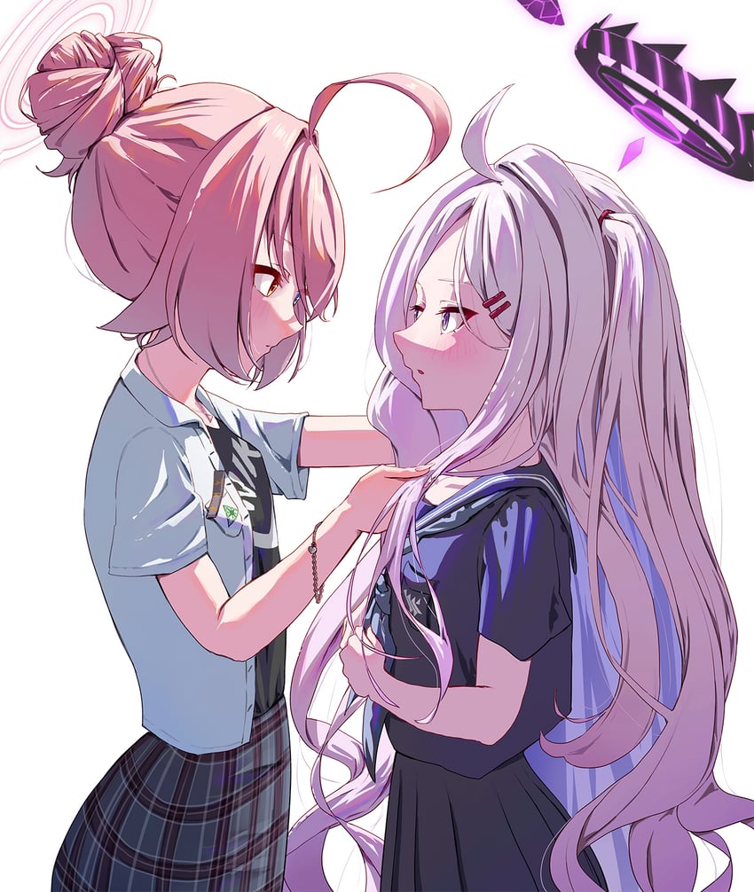hina and hoshino (blue archive) drawn by bok_jin-myeong