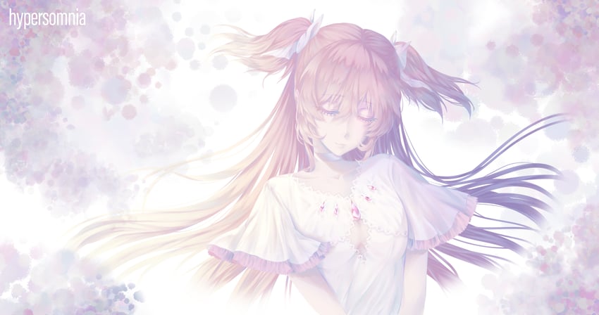 kaname madoka and ultimate madoka (mahou shoujo madoka magica) drawn by hypersomnia