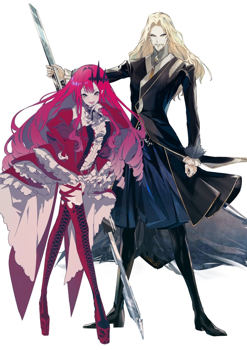 baobhan sith and vlad iii (fate and 1 more) drawn by cuso4_suiwabutu