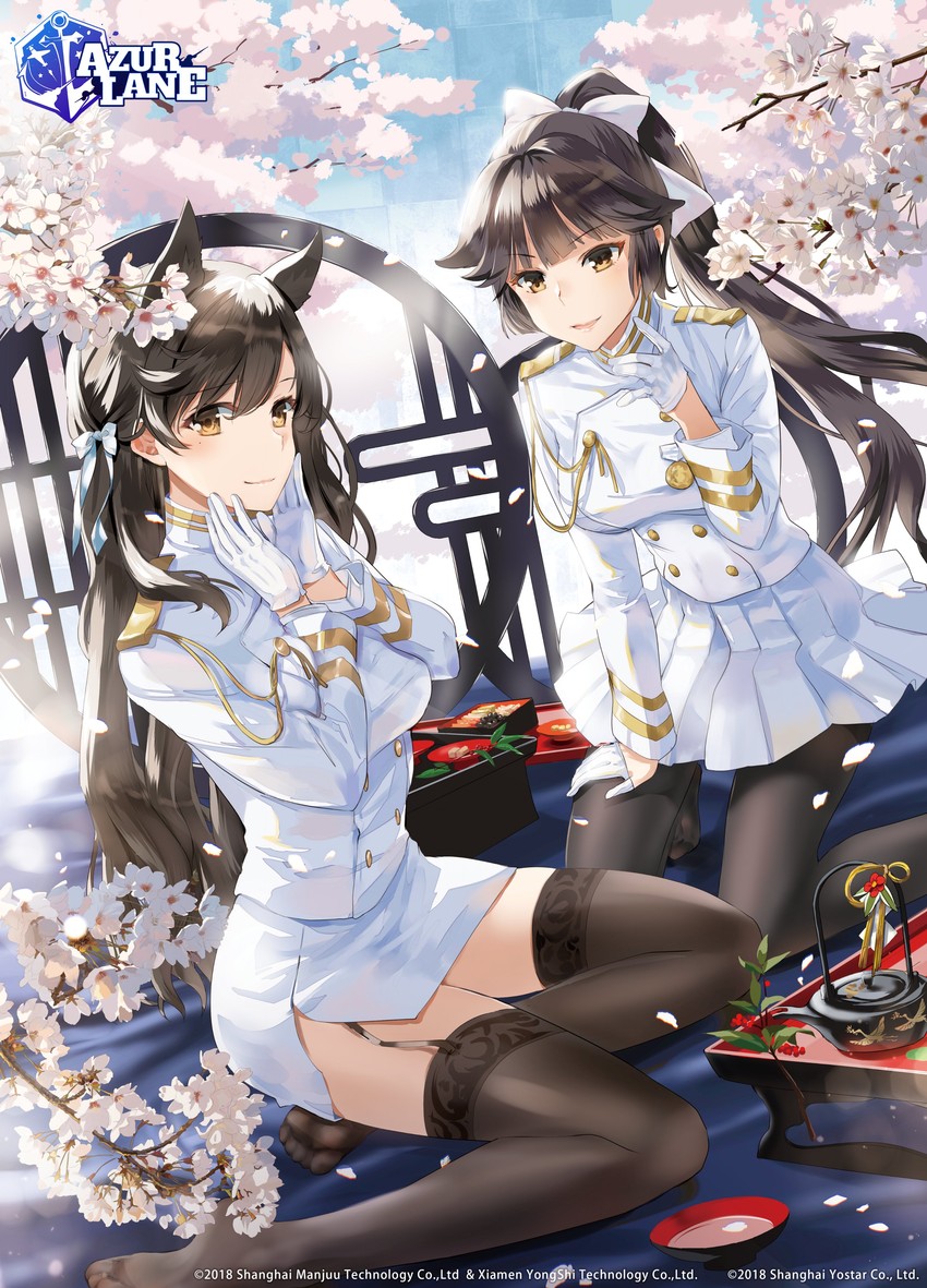 atago and takao (azur lane) drawn by naruse_chisato