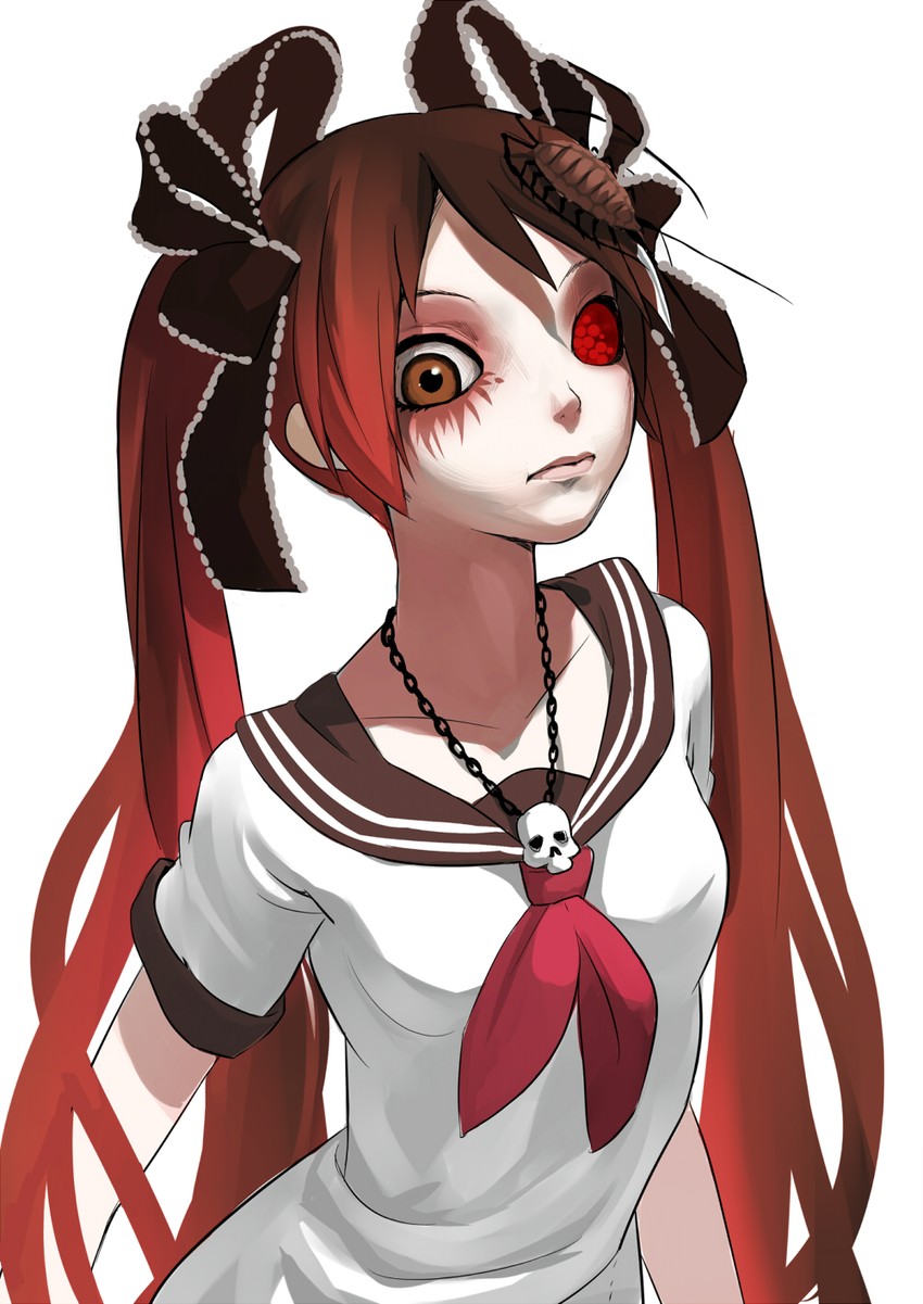 hatsune miku and calne ca (original and 3 more) drawn by fkey