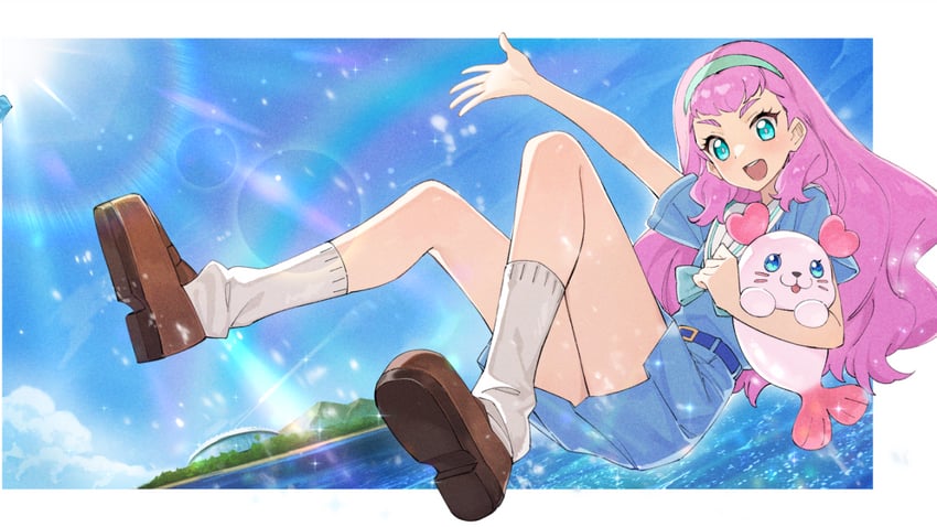 laura la mer and kururun (precure and 1 more) drawn by sipeiren