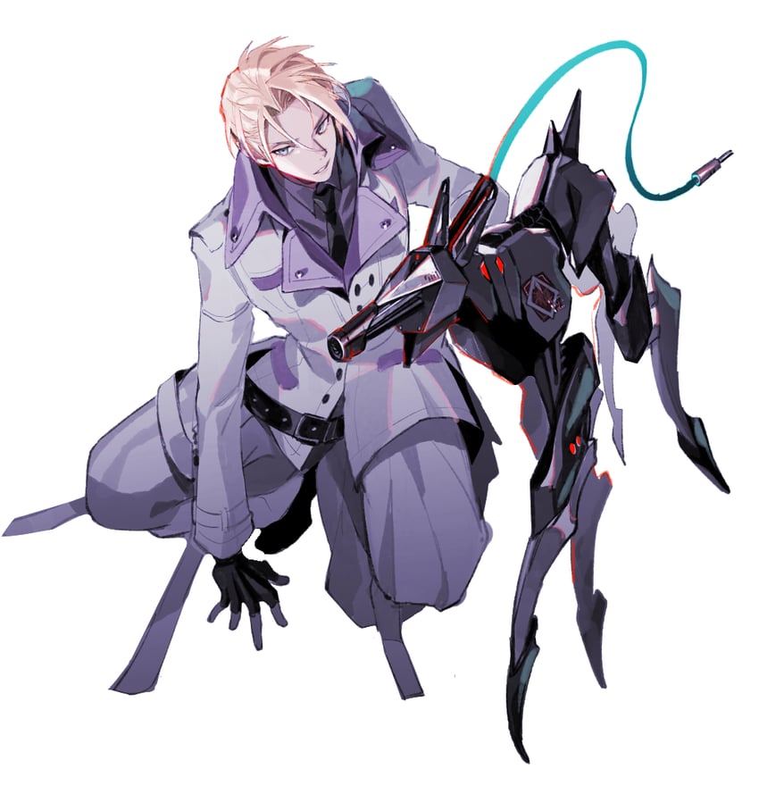 rufus shinra and dark nation (final fantasy and 2 more) drawn by pokashi