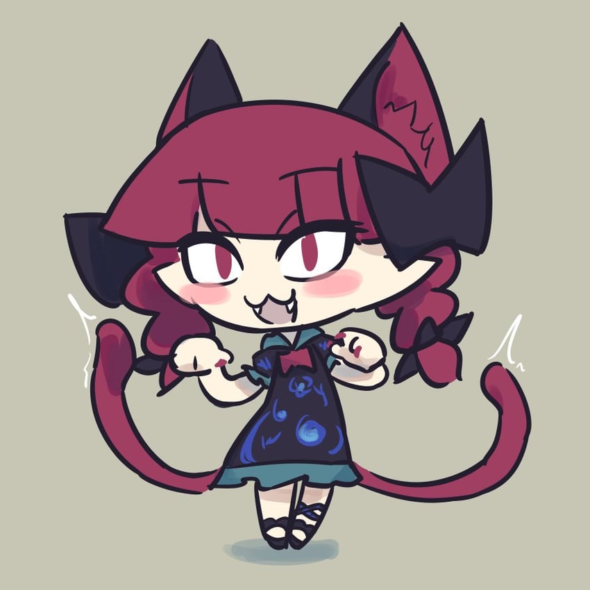 kaenbyou rin (touhou and 1 more) drawn by shin16