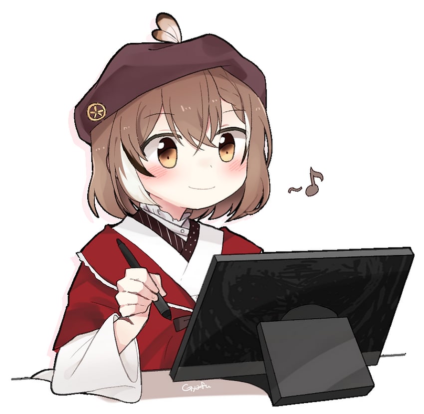nanashi mumei and nightmare (hololive and 1 more) drawn by gyaheung