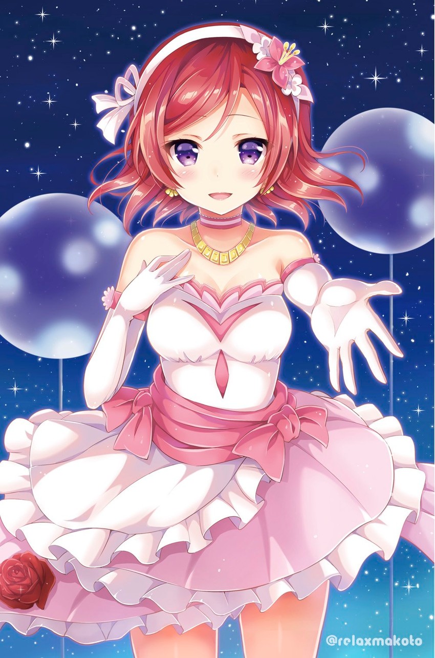 nishikino maki (love live! and 1 more) drawn by sakurai_makoto_(custom_size)