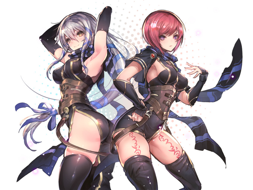 nel zelpher and clair lasbard (star ocean and 1 more) drawn by oro_(sumakaita)