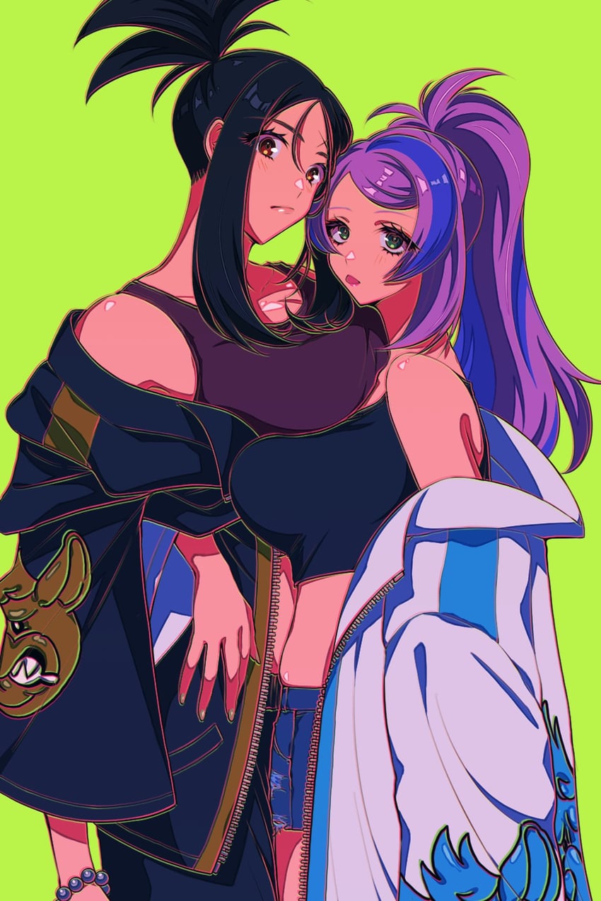 miriam, dendra, and delinquent (pokemon and 1 more) drawn by fujikonbu