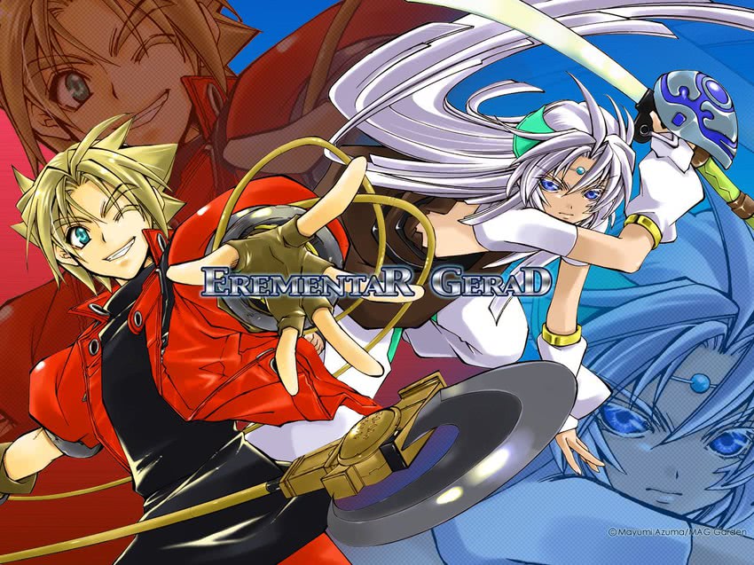 coud van giruet and acheaburca fuajarl xiv (elemental gelade and 1 more) drawn by azuma_mayumi