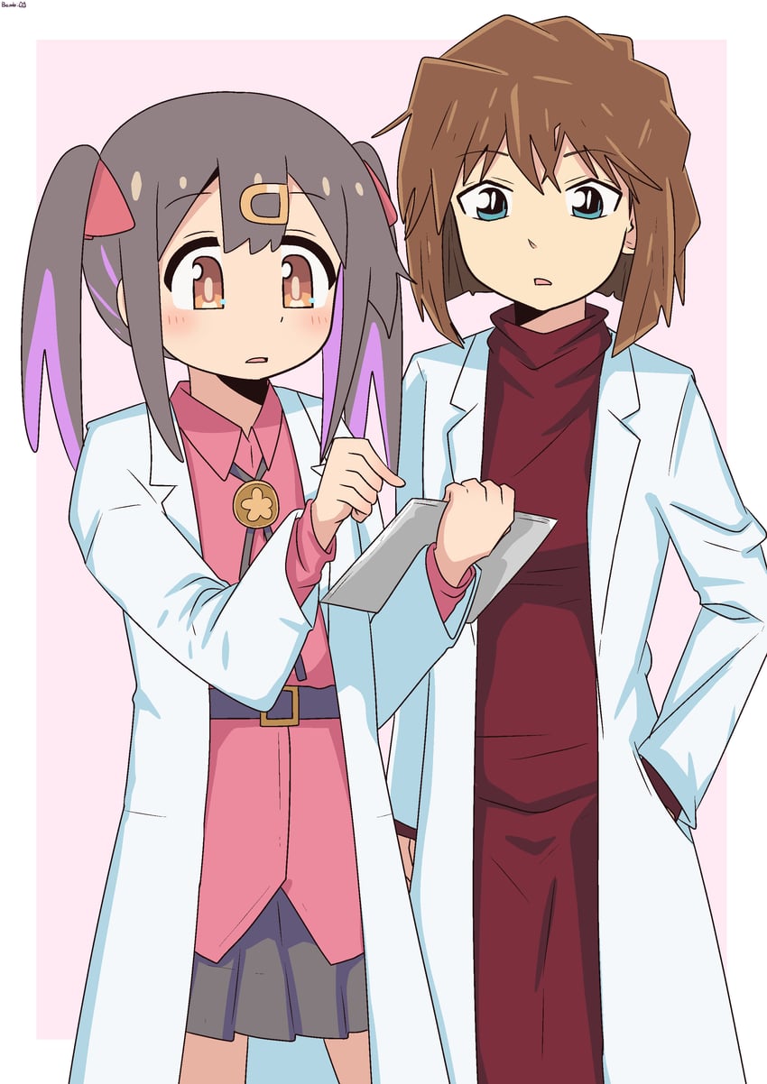 oyama mihari and haibara ai (onii-chan wa oshimai! and 1 more) drawn by bambi2000line