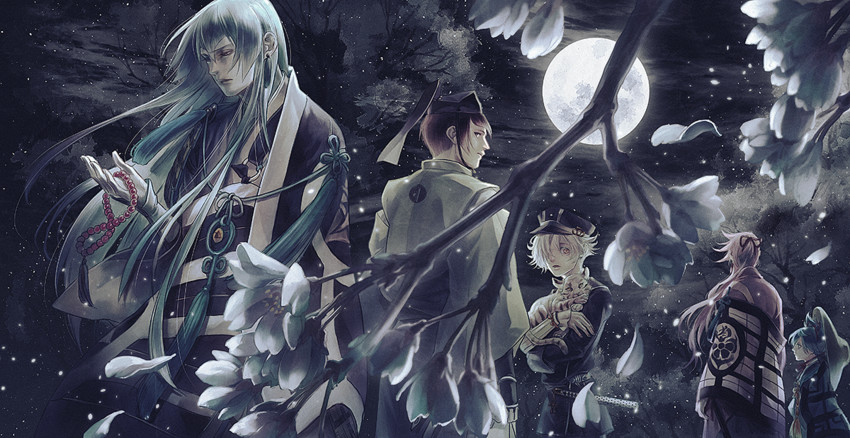 gokotai, sayo samonji, gokotai's tigers, souza samonji, kousetsu samonji, and 1 more (touken ranbu) drawn by ichino_(1no)