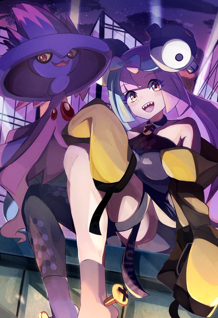 iono, magnemite, and mismagius (pokemon and 1 more) drawn by umiru