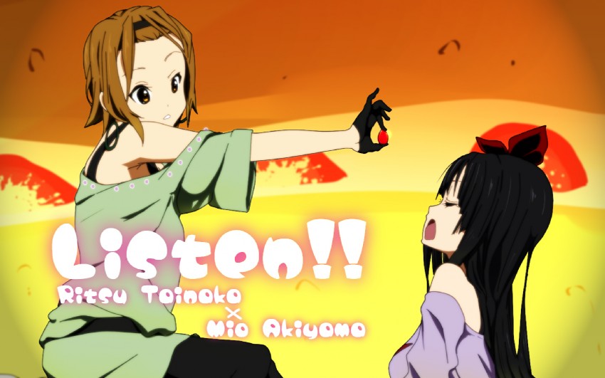akiyama mio and tainaka ritsu (k-on!) drawn by ore_deshita