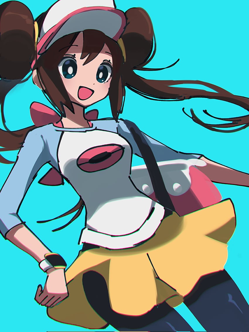 rosa (pokemon and 1 more) drawn by qnqn_1020