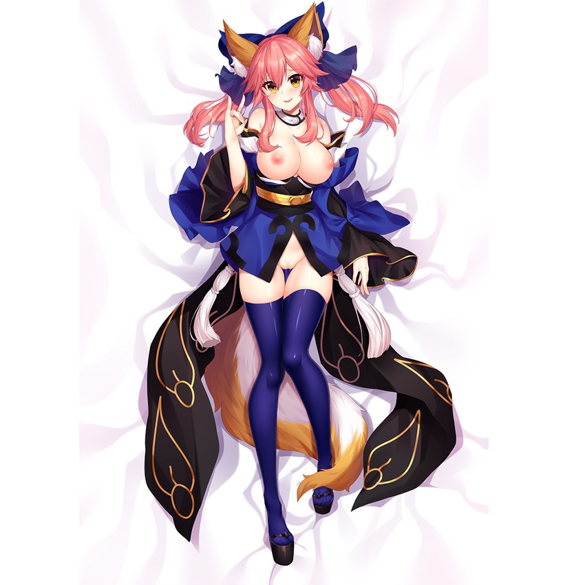 tamamo and tamamo no mae (fate and 3 more) drawn by erspace