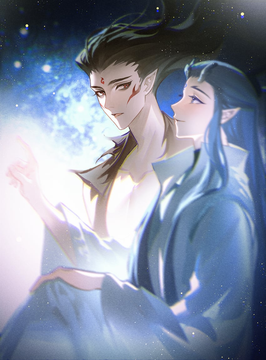 ao bing and nezha (nezha zhi motong jiangshi) drawn by yinzinmiemie