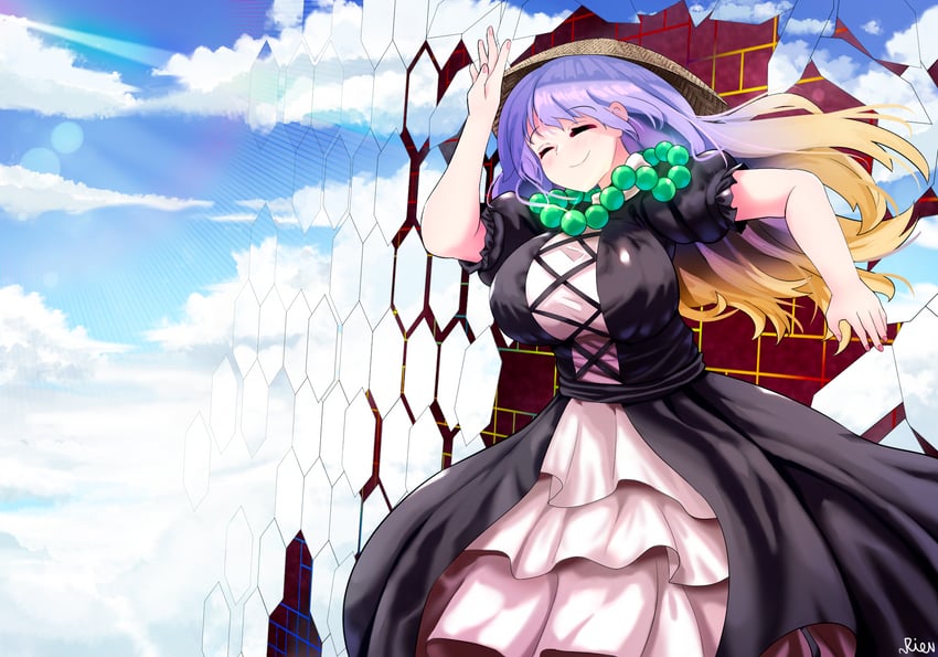 hijiri byakuren (touhou) drawn by rion_(user_ufvg8527)
