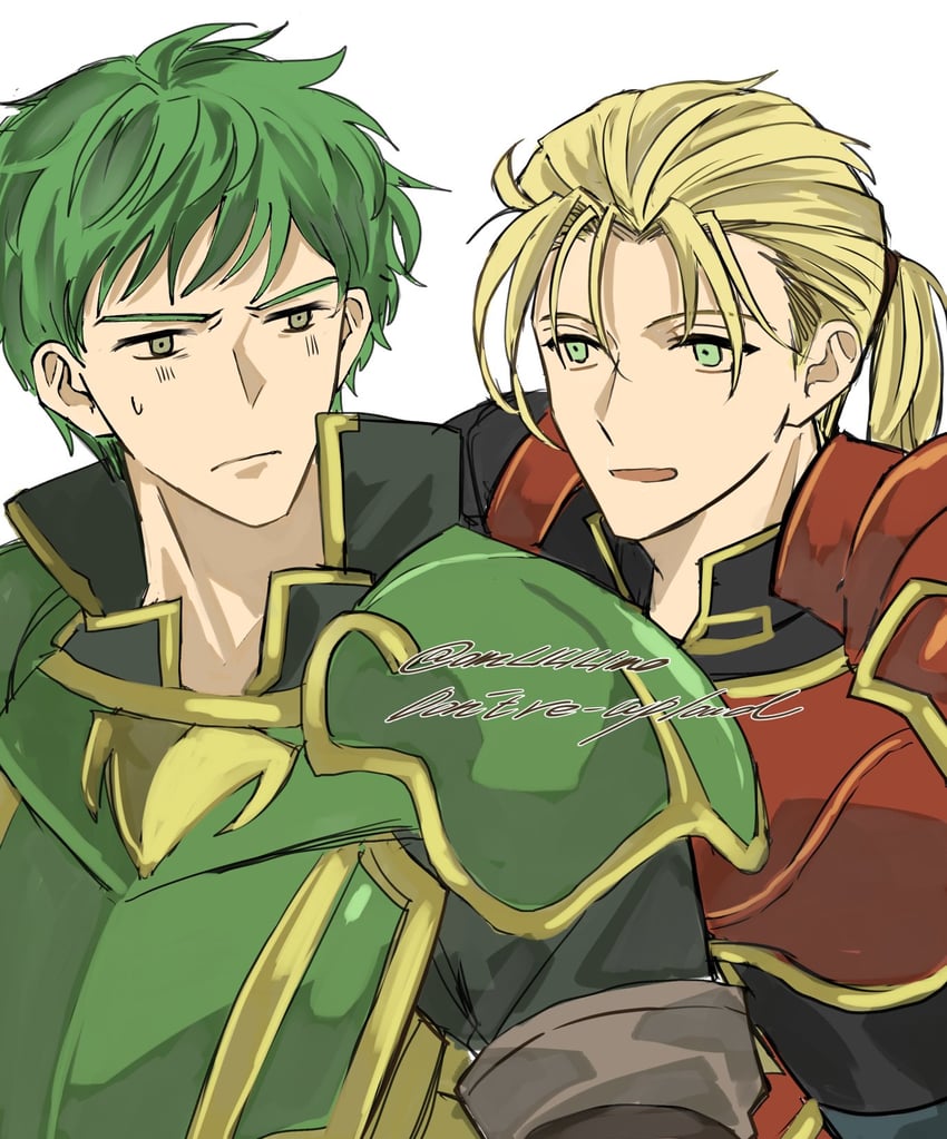 forde and kyle (fire emblem and 1 more) drawn by omlililimo