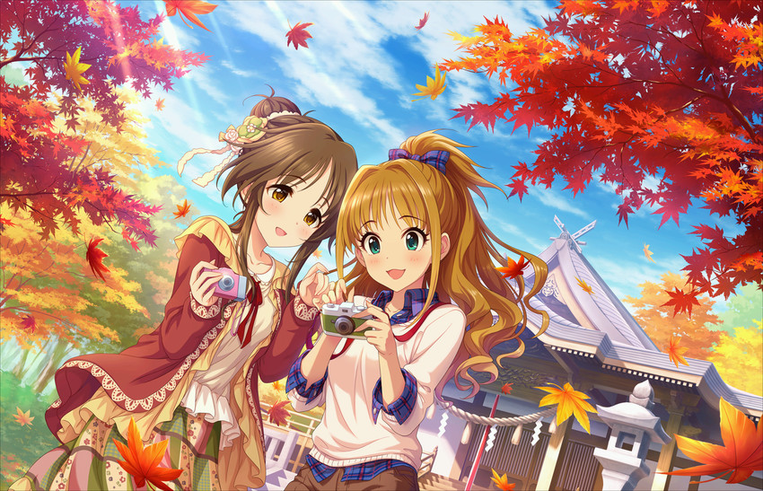 takamori aiko and hino akane (idolmaster and 2 more)