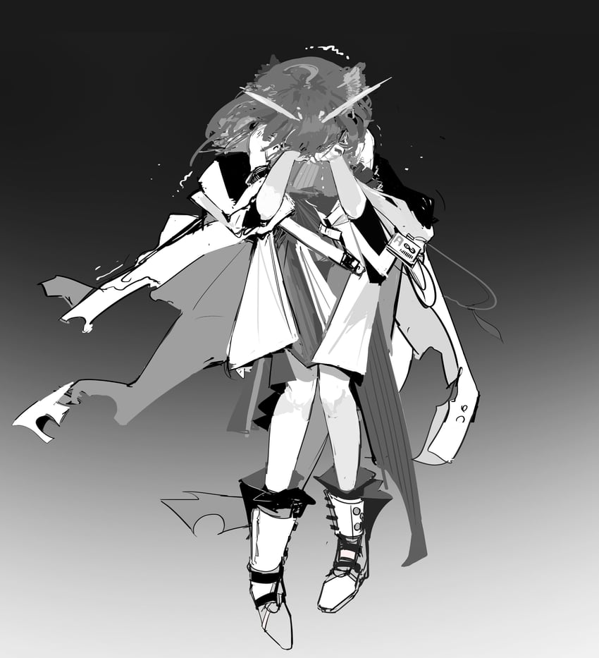 silence and silence the paradigmatic (arknights) drawn by i_sleepingnow