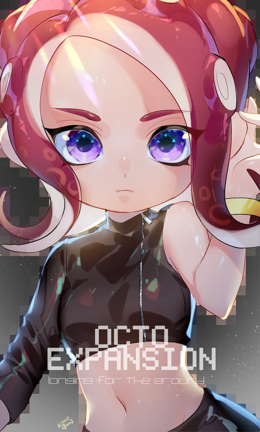 agent 8 (splatoon and 2 more) drawn by osakana_aji