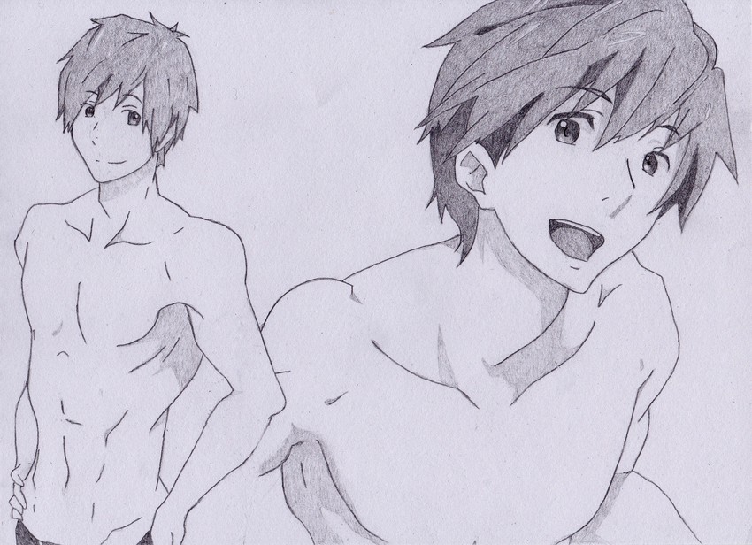 tachibana makoto (free! and 1 more) drawn by fujikyui