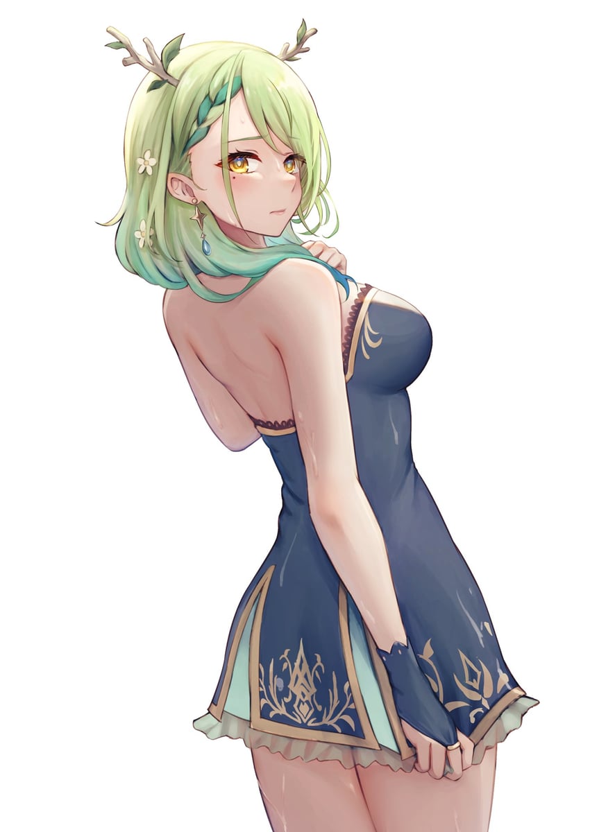 ceres fauna (hololive and 1 more) drawn by aonikuro