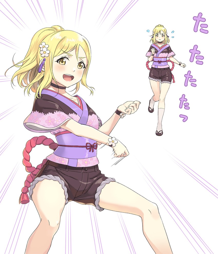 ohara mari (love live! and 1 more) drawn by oitsuki_(getsumen_diver)