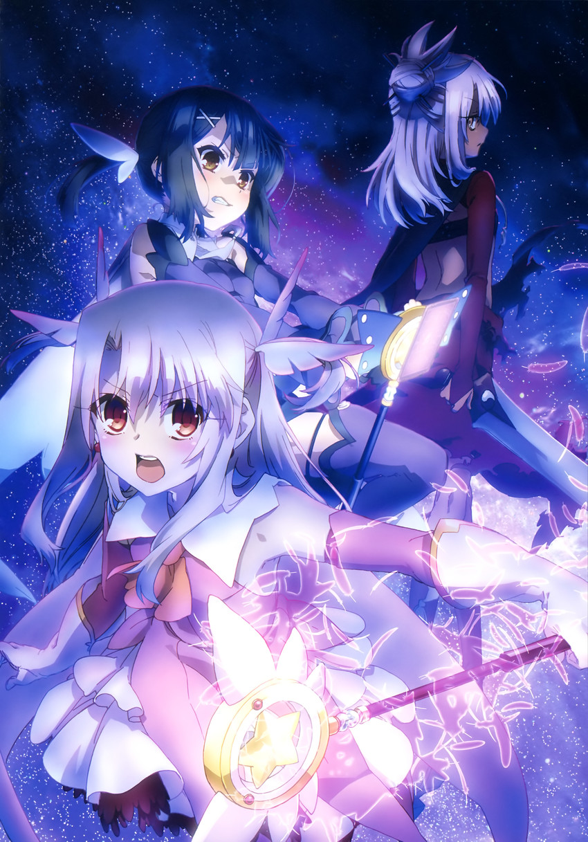 illyasviel von einzbern, chloe von einzbern, miyu edelfelt, prisma illya, magical ruby, and 1 more (fate and 1 more)