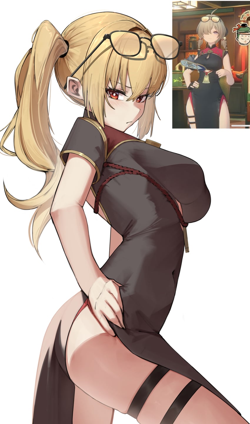 luciana de montefio and sweety (zenless zone zero) drawn by koutannkoburia