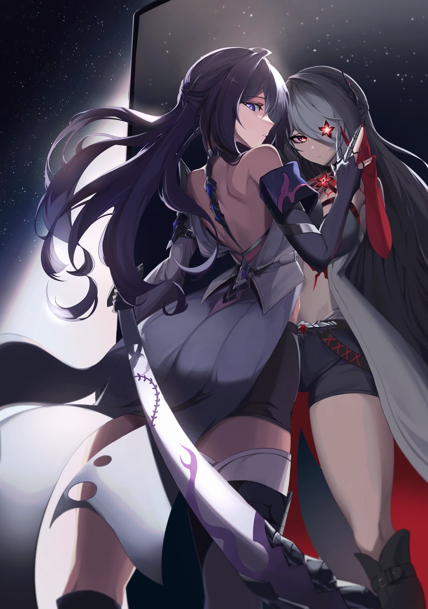 acheron (honkai and 1 more) drawn by rhea_rks