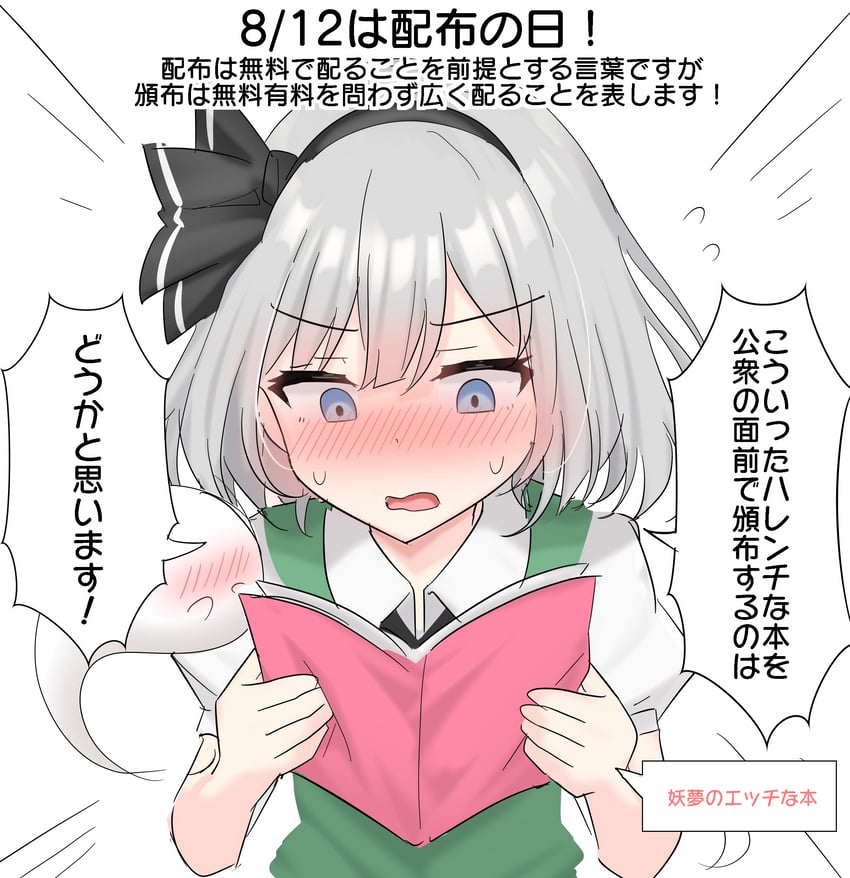 konpaku youmu (touhou) drawn by youyume-kun