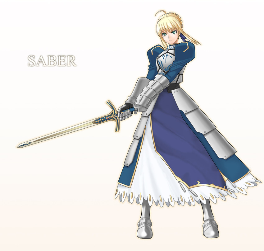 artoria pendragon and saber (fate and 1 more) drawn by sugar_(sugarless)