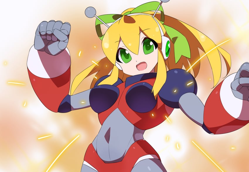 roll and hyper roll (mega man and 1 more) drawn by kaidou_zx