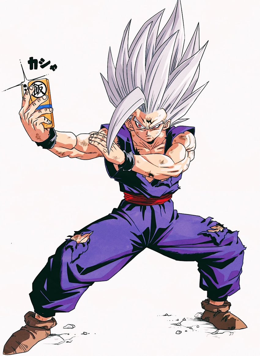 son gohan and gohan beast (dragon ball and 2 more) drawn by reeya